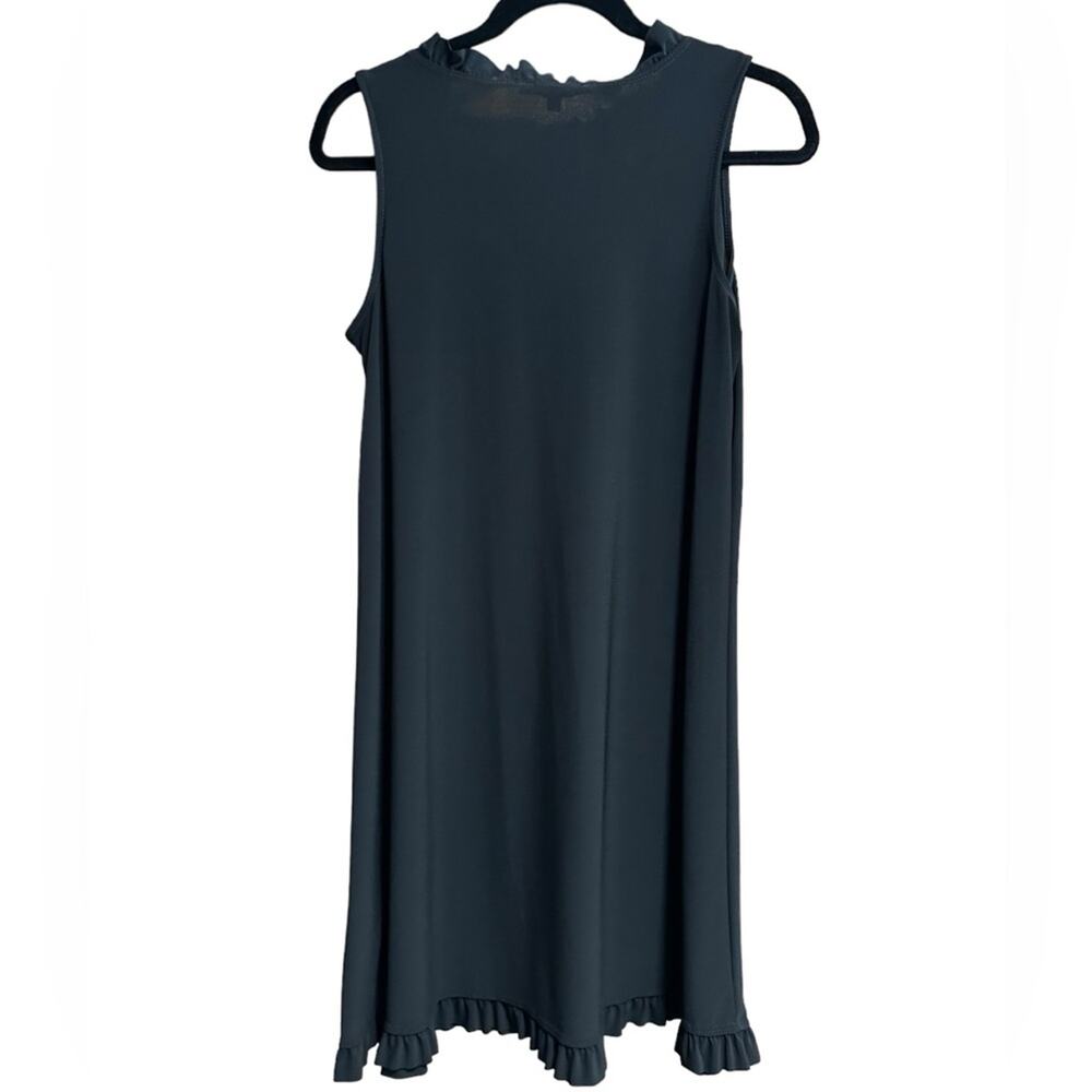 Nik & Nash Black High Neckline Sleeveless Shift Dress Size Medium - Picture 2 of 3
